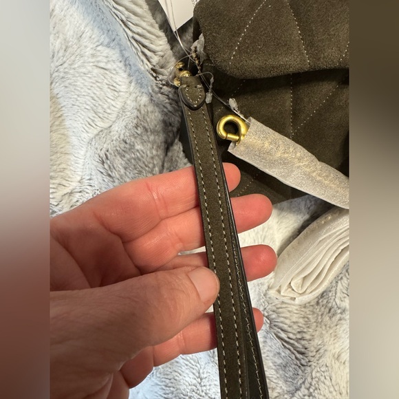 Coach - Quilted Tabby 19 Olive - NWT Chain Strap & Wristlet 2025 Retail - $295 - Picture 11 of 15